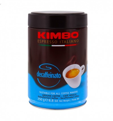 Кава Kimbo Espresso Italiano Decaffeinato мелена 250г