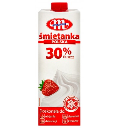 Вершки Mlekovita ультрапастеризовані 30% 1л