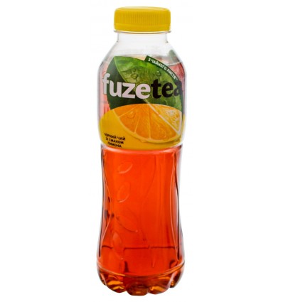 Напій Fuzetea Чай чорний смак лимона безалкогольний 12х500мл