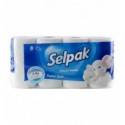 Папір туалетний Selpak Super Soft 3-х шаровий 8шт