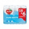 Бумага туалетная Ruta Pure White 3-х слойная 24шт