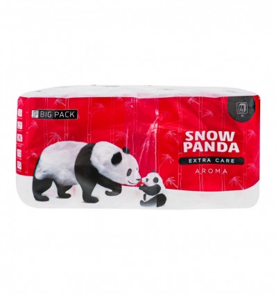 Бумага туалетная Snow panda Extra care Aroma 4-х слойная 16шт