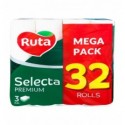 Бумага туалетная Ruta Selecta 3-х слойная 32шт