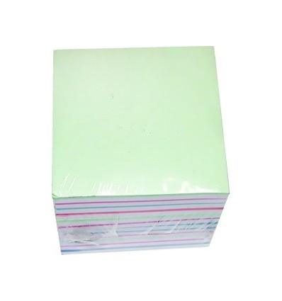 Бумага для заметок Economix, цветная "зебра", 90х90, 1000 л.