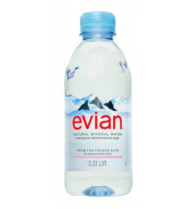 Вода мінеральна Evian негазована 0,33л