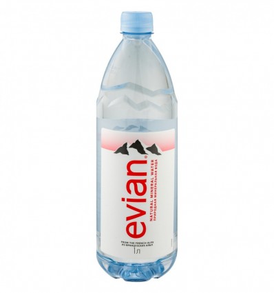 Вода мінеральна Evian природна столова негазована 1л