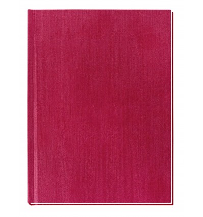 Блокнот А5, 80 арк, "Текстиль" клітинка червоний