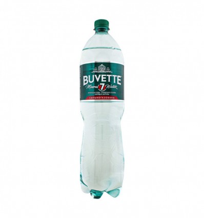 Вода минеральная Buvette №7 сильногазированная лечебно-столовая 1.5л