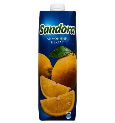 Нектар Sandora лимонный неосветленный 0.95л