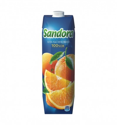 Сік Sandora апельсиновий неосвітлений 0.95л