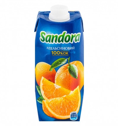 Сік Sandora Апельсиновий 500мл