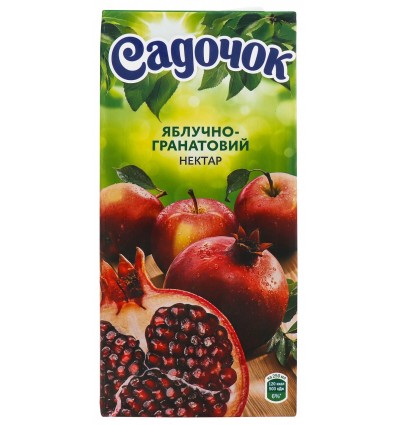 Нектар Садочок яблочно-гранатовый осветленный 0.95л