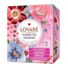 Чай квітковий LOVARE асорті 32х1.5г, пакет