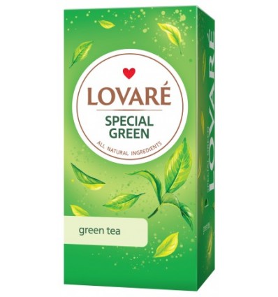Чай зеленый LOVARE "Special green" 24х1.5г пакет ( lv.74858 )