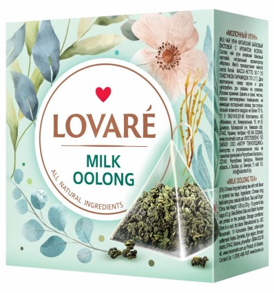 Чай зеленый LOVARE "Milk oolong" 15х2г, пакет ( lv.76395 )
