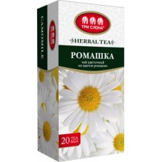 Чай квітковий ТРИ СЛОНА "Ромашка" 20х1г, пакет ( ts.14733 )