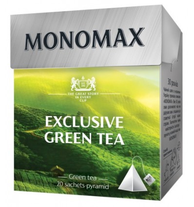 Чай зеленый МОНОМАХ EXCLUSIVE GREEN TEA 20х1.5г, пакет ( mn.78023 )