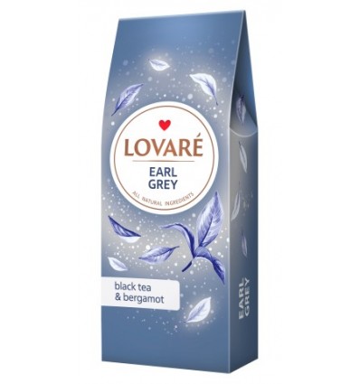 Чай чорний LOVARE "Earl Grey" 80г, лист