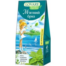 Чай травяной LOVARE "Мятный бриз HERBS" 20х1.8г, пакет