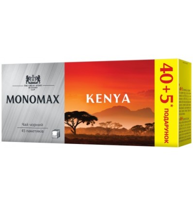 Чай чорний МОNOМАХ "KENYA" 45х2г, пакет ( mn.74216 )