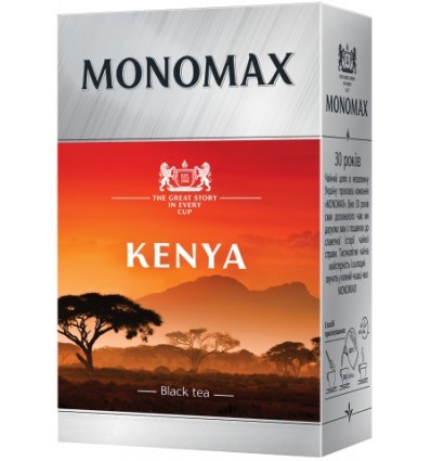 Чай чорний МОNOМАХ "KENYA" 90г, лист