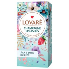 Чай LOVARE "Champagne splashes" бленд чорного та зеленого 24х2г, пакет ( lv.71147 )