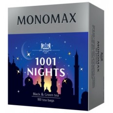Чай МОNOМАХ 1001 NIGHTS бленд чорного та зеленого 100х 1.5г, пакет ( mn.19967 )
