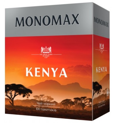 Чай чорний МОНОМАХ "KENYA" 100х2г, пакет ( mn.19950 )