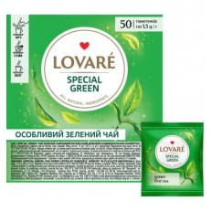 Чай зеленый LOVARE "Special green" 50х1.5г, пакет