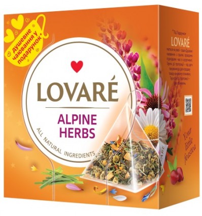 Чай травяной LOVARE "Alpine herbs" 15х2г, пакет ( lv.76371 )