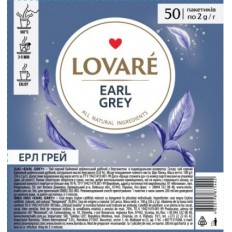 Чай чорний LOVARE "EARL GREY" 50х2г, пакет ( lv.75442 )