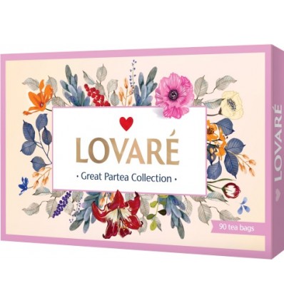 Чай ассорти LOVARE "Great Party" 18 видов пакетиков по 5 шт. ( lv.72878 )