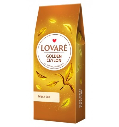 Чай черный LOVARE "Golden Ceylon" 80г, лист