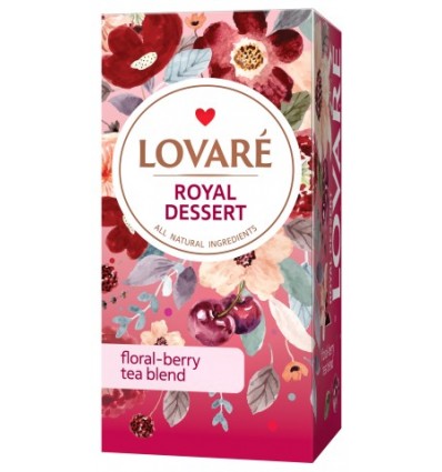 Чай цветочный LOVARE "Королевский десерт" 24х1.5г, пакет ( lv.71123 )