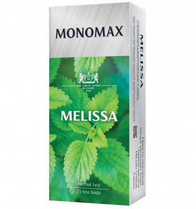 Чай зелений МОNOМАХ MELISSA 25х1.5г, пакет ( mn.18380 )