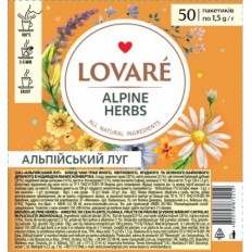 Чай трав'яний LOVARE "Alpine herbs" 50х1.5г, пакет
