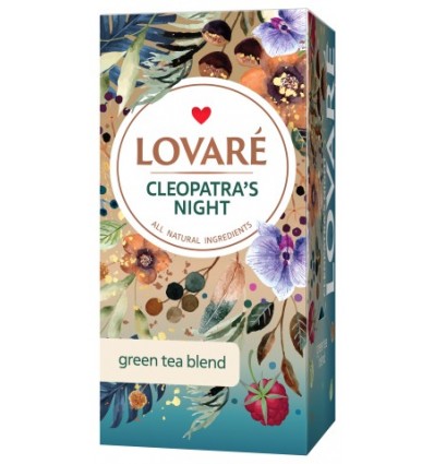 Чай зелений LOVARE "Cleopatra's night" 24х1.5г пакет