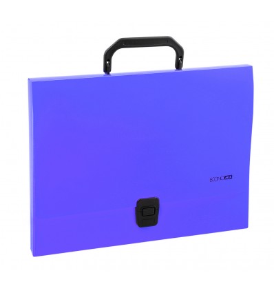 Портфель пластиковий A4 Economix на застібці, 1 відділення, фіолетовий