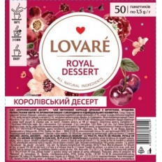 Чай квітковий LOVARE "Королівський десерт" 50х1.5г, пакет ( lv.16249 )