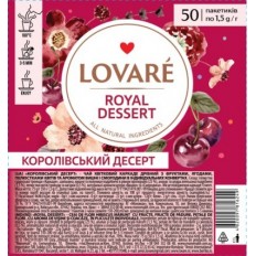 Чай квітковий LOVARE "Королівський десерт" 50х1.5г, пакет