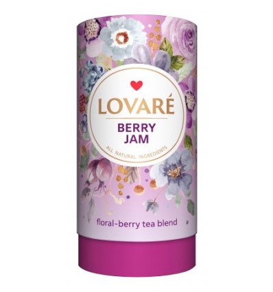 Чай квітковий LOVARE "Berry Jam" 80г, лист