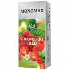 Чай зеленый МОНОМАХ STRAWBERRY FIELD 25х1.5г пакет ( mn.75565 )