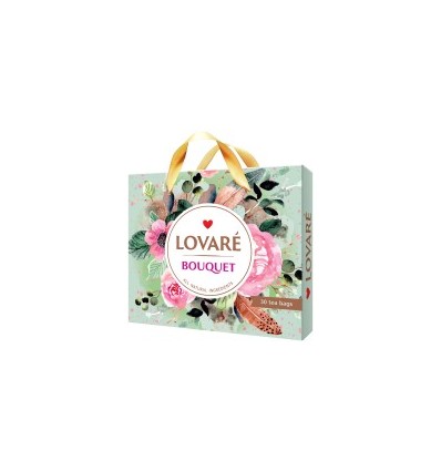 Чай асорті LOVARE "Bouquet" 6 видів пакетиків по 5 шт