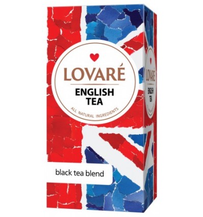 Чай чорний LOVARE "English tea" 24х2г, пакет ( lv.16065 )
