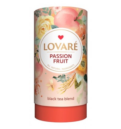 Чай чорний LOVARE "Пристрасний фрукт" 80г, лист ( lv.18069 )