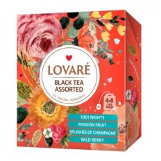 Чай чорний LOVARE асорті 32х2г, пакет ( lv.79648 )