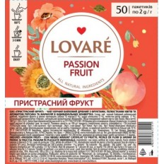 Чай чорний LOVARE "Пристрасний фрукт" 50х2г, пакет ( lv.72151 )