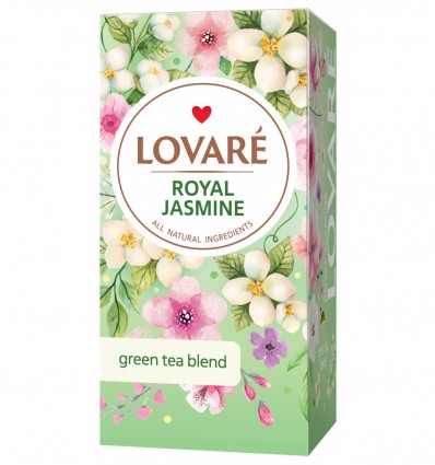 Чай зелений LOVARE "Royal Jasmine" 24х1.5г пакет ( lv.79921 )