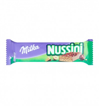 Вафля Milka Nussini з фундуком і какао 31г
