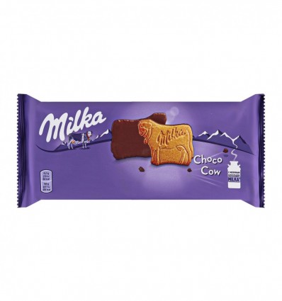 Печенье Milka Choco cow покрытое молочным шоколадом 200г